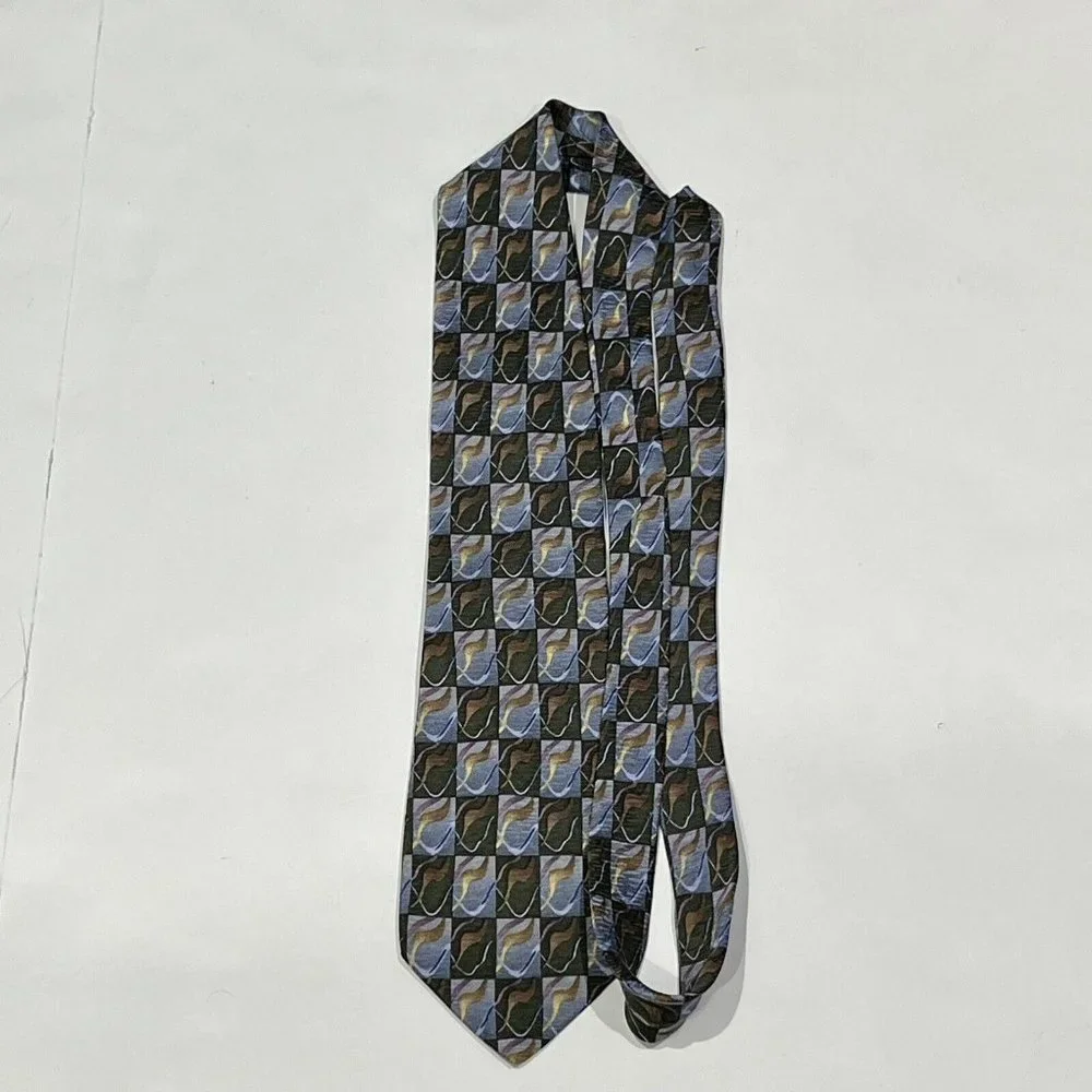 3 Jerry Garcia Grateful Dead 100% Silk Ties 1996 Hieroglyphics Col. 25 Abstract
